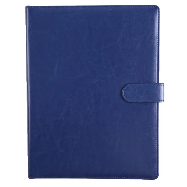 Blue A4 File Folder А5, Сумка для документов, папка с зажимом, деловая, офисная, вечерняя, школьные принадлежности, искусственная кожа, сделано, Супер акция, сейчас - Цвет: Blue A4 File Folder