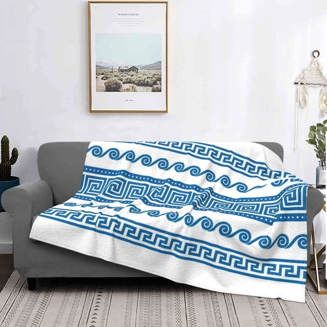 Ancient Greek Shapes Latest Super Soft Warm Light Thin Blanket Greece Crete  Kreta Creta Chania Rethymnon Heraklion Agios - AliExpress