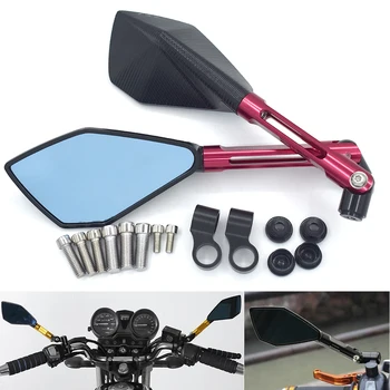 

Universal CNC aluminum alloy motorcycle rearview mirror 8mm 10mm For Yamaha FZR400RR FZR600 FZR600R FZR750R FZR1000 MT-09