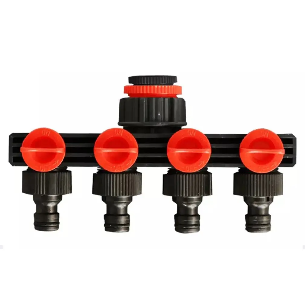 

Hose Splitters Drip Garden Irrigation 4-Way Water Garden Hose Connector Fittings Faucet Shunt Water Home Garden
