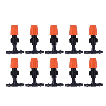 

10pcs Orange Misting Nozzle Watering Garden Hose Sprinklers Atomization Nozzle Fog Water Control Sprayer Drip Irrigation