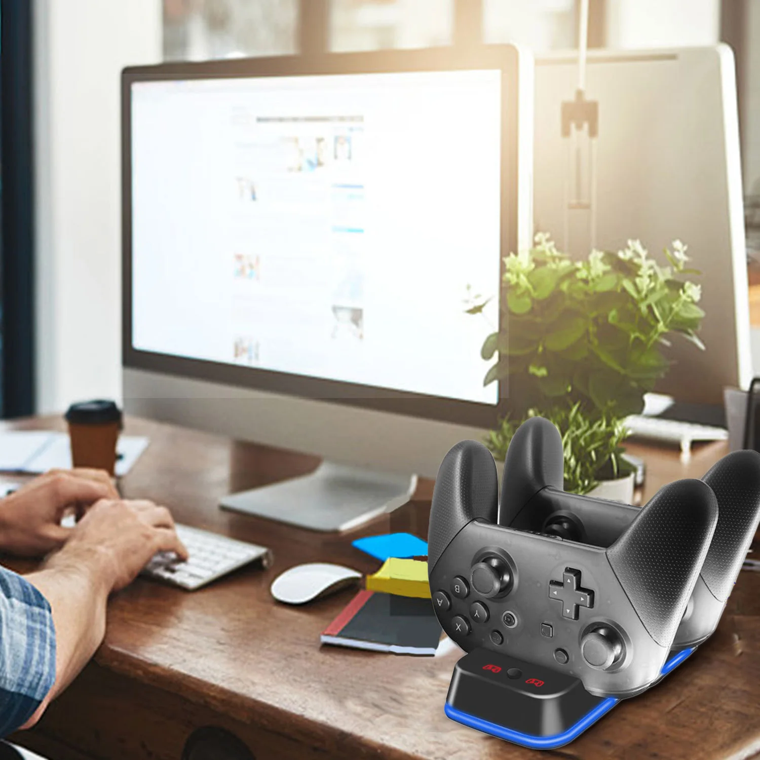 Besegad usb type-C зарядная док-станция для Nintendo Switch Lite консоль портативное зарядное устройство Подставка для NS Switch Lite гаджеты