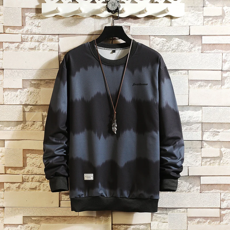 Fashion Brand Hoodies 2020 Black Striped Spring Autumn Hip Hop Loose Casual Men's Sweatshirts Punk Streetwear Clothes Fashion Brand Hoodies 2020 Black Striped Spring Autumn Hip Hop Loose Casual Men's Sweatshirts Punk Streetwear Clothes