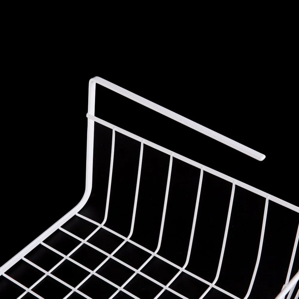 1 pcs Polyester Spandex Lightweight And Durable Design Suoerior Kitchen Under Shelf Storage Basket Metal Organiser Rack
