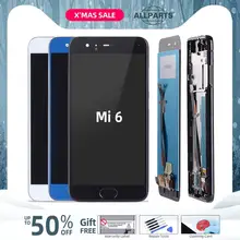 Дисплей дл XIAOMI Mi6 LCD в сборе с тачскрином на рамке 5.15'' черный белый