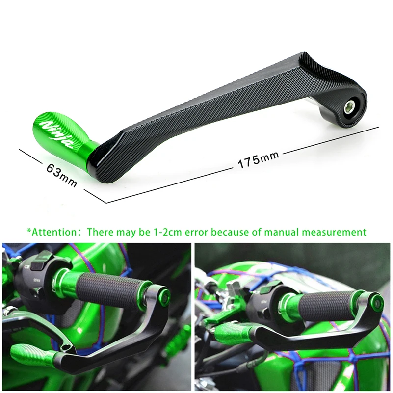 Для Kawasaki Ninja 250 300 400 NINJA 650R ZX-6R тормоза сцепления руль ручки рычаг протектор защита аксессуары для мотоциклов