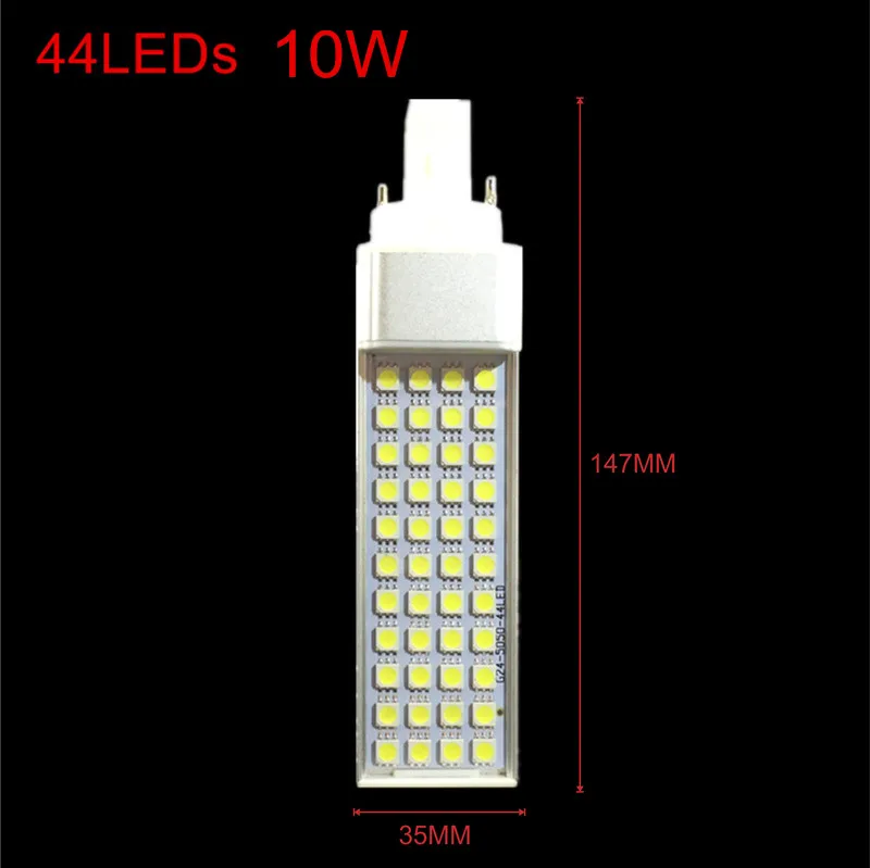 G24 led lamp bulb 6W 8W 10W 12W 14W 5050 Light warm white/Cool white Spotlight 180 Degree Horizontal Plug Light led light led lamp