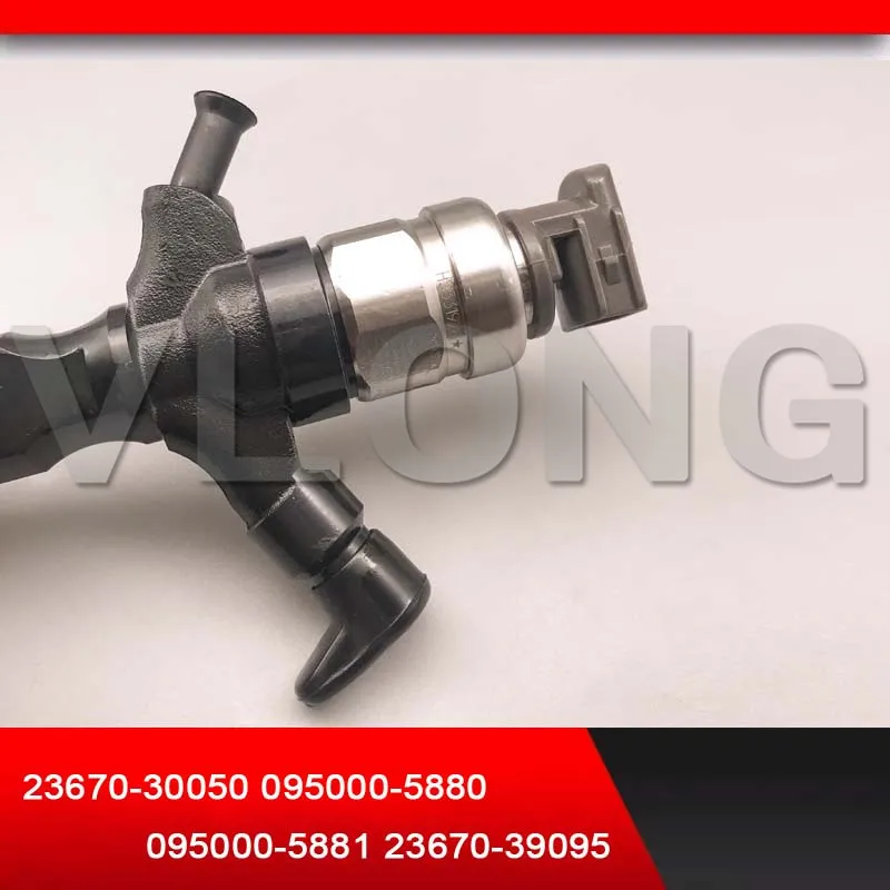 Подлинный COMMON RAIL дизельный инжектор для DE-NSO TOYOTA 2KD-FTV HIACE TURBO 23670-30050 095000-5880 095000-5881 23670-39095