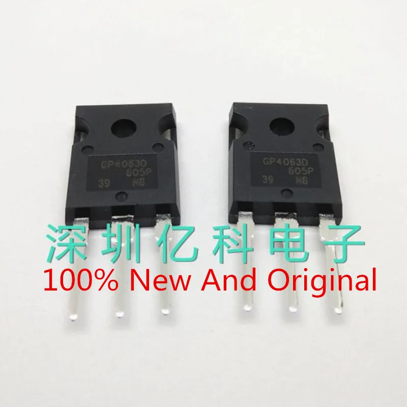 

10pcs/Lot GP4063D IRGP4063D IRGP4063DPBF TO-247AC Trench 600 V 96 A 330 W Through Hole 100% New And Original Best Quality
