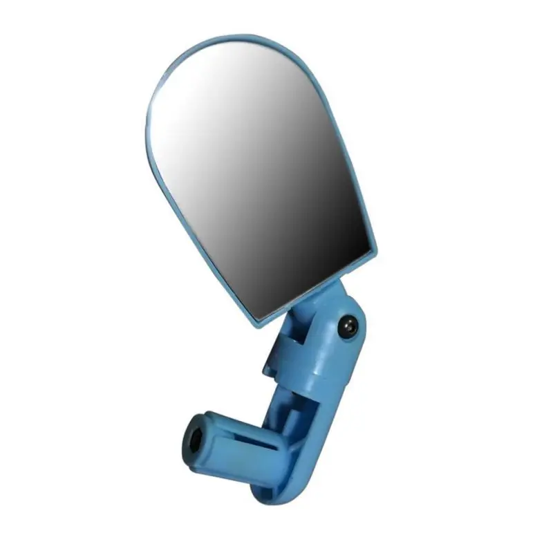 Небесно-голубой Высококачественный велосипед горный велосипед регулируемая Вращающаяся ручка заднего вида плоское зеркало Велосипедное оборудование - Цвет: Небесно-голубой