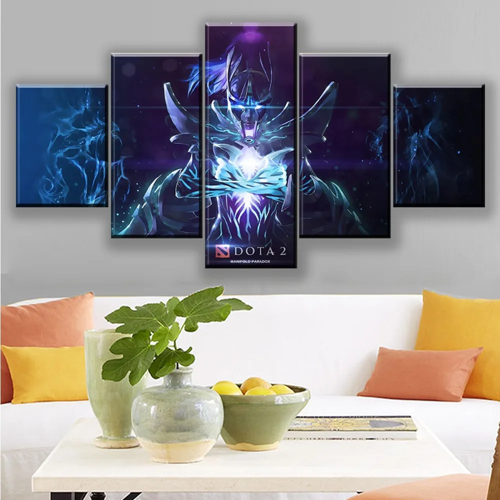 Canvas Hd Prints Picture Wall Artwork 5 Pieces Dota 2 Painting Home Decoration Modular Modern Game
