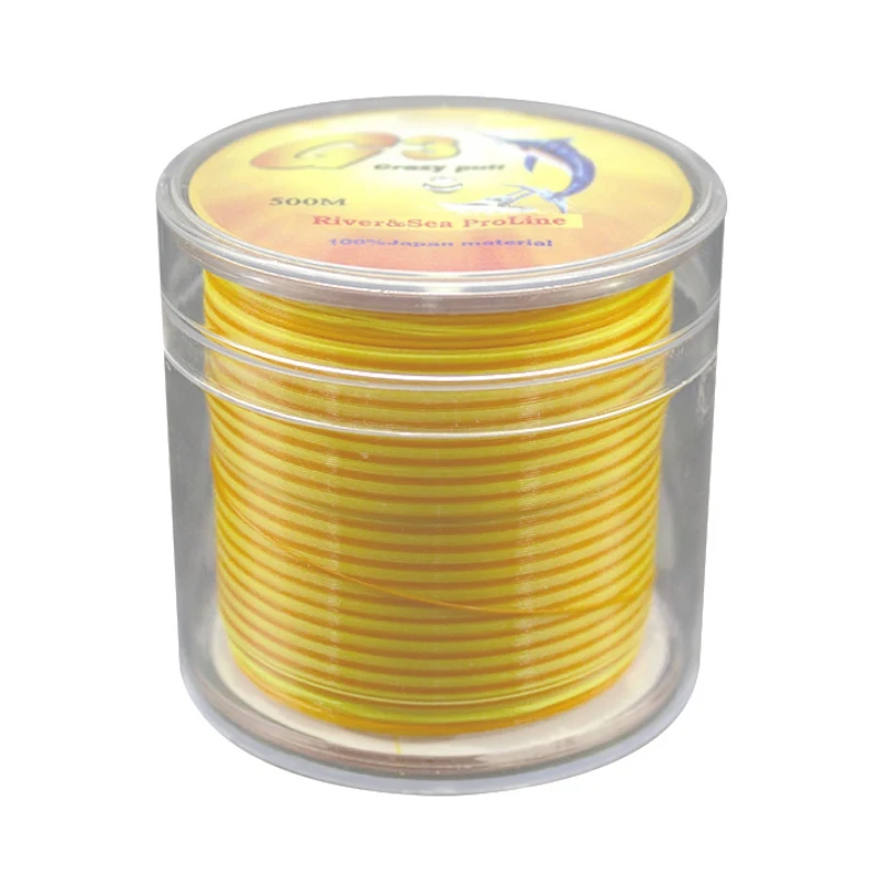 

500m Fishing Line Super Strong Durable Fishing Line Nylon Main Line Rock Sea Fishing Leader Line Fishing Wire Fishing Supplies