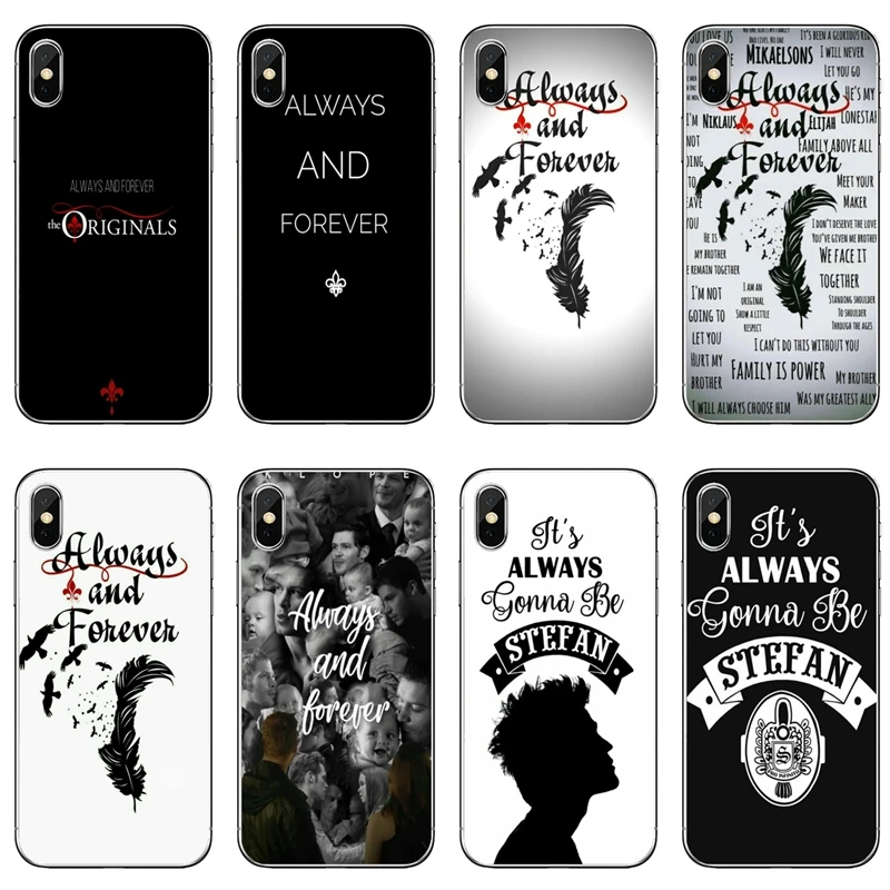 Always and Forever Vampire Diaries Accessories Case For iPhone 12 Mini 11 Pro Max XS XR X 8 7 Plus 6 6S 5 5S SE 2020 | Мобильные