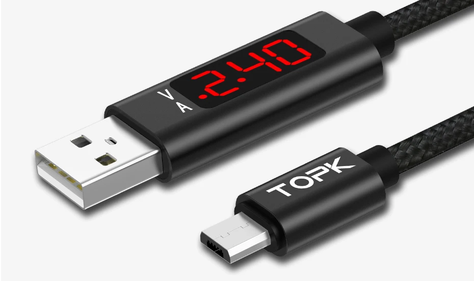 СВЕТОДИОДНЫЙ цифровой usb-кабель для huawei Mate30 Micro USB type C кабель для мобильного телефона зарядный провод для samsung S9 S10 Xiaomi Redmi Note 7