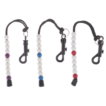 

1pc Golf Plastic Bead Nylon Braid Counter Strokes Score Count Training Scorer With Durable Clip Golf Balls Beads Stroke Counter