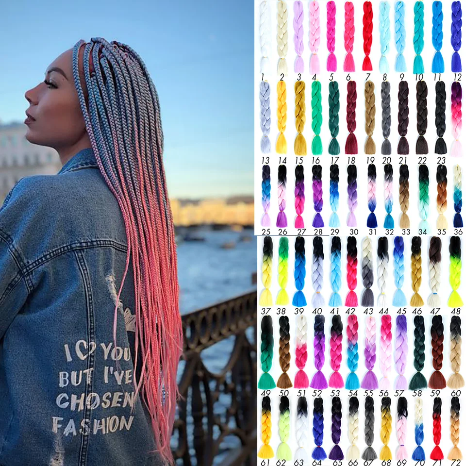 

DIY Braid Headwear Dreadlocks wig men and women small dreadlocks African gradient multi-color braided hair
