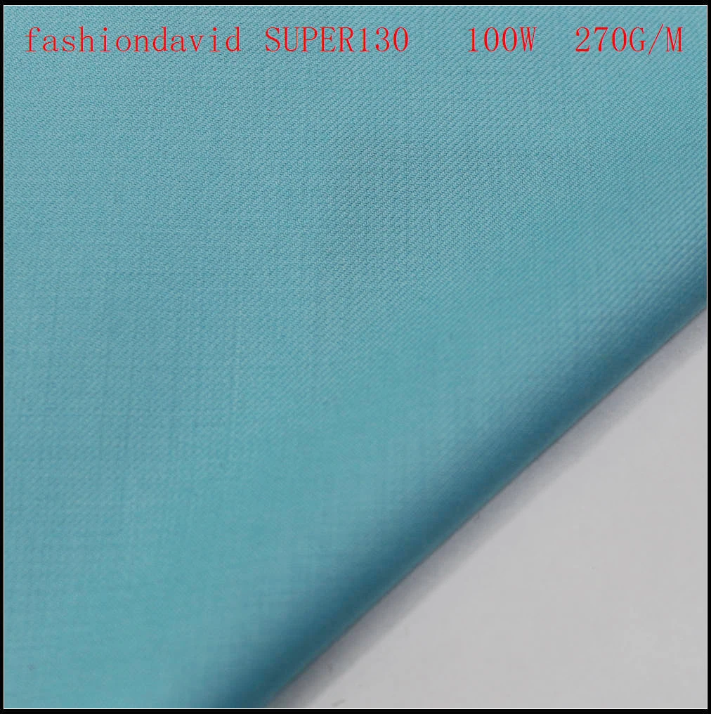 New High Quality Factory super 130 fine wool Cashmere Fabric For Men's suit jacket pant vest cloth Material Best Quality - Цвет: Зеленая трава