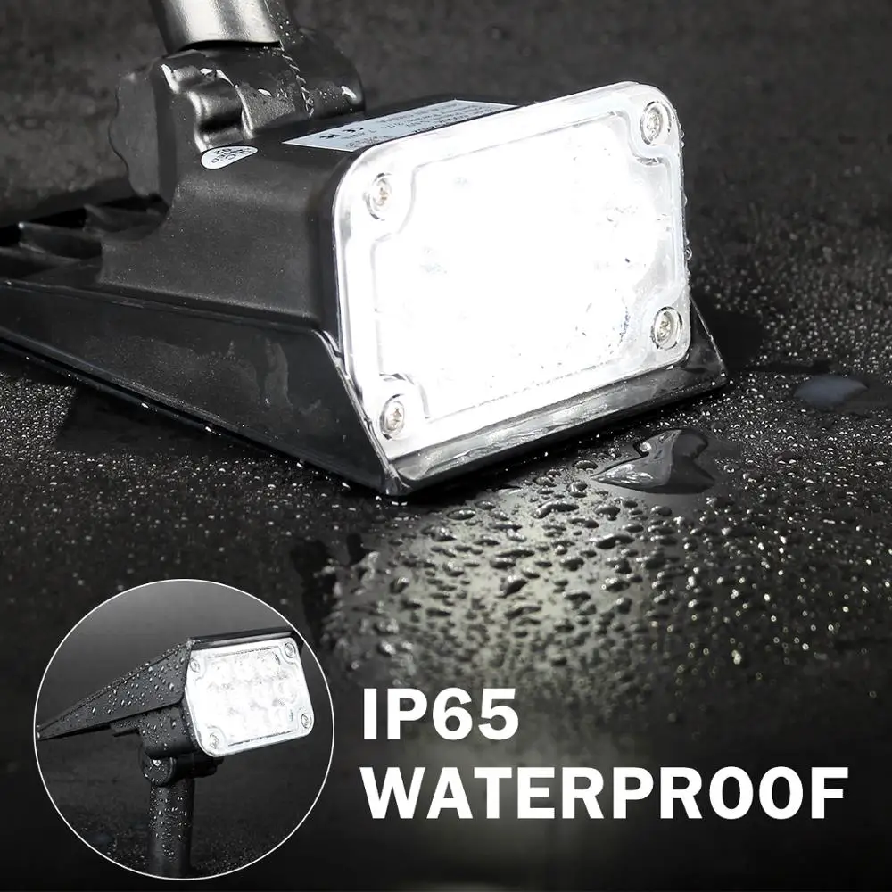 Solar-Powered Outdoor Garden Spotlights - Waterproof LED Landscape Lighting