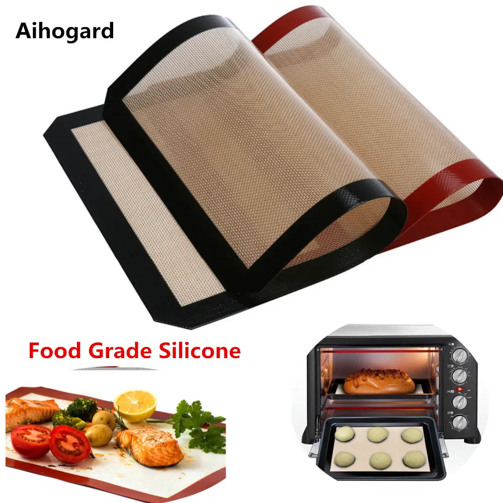 Newest Silicone Baking Mats Non Stick Baking Microwavable Sheet Liner Pads Kitchen Tools for Bread Cookie Macaroon Biscuits
