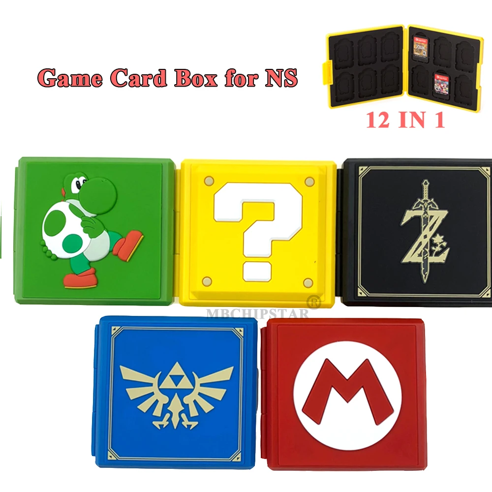 

12in1 for Nintend Switch Animal Cross Shockproof Game Cards Case Hard Shell Box for Nintendo Switch Games Storage Accessories