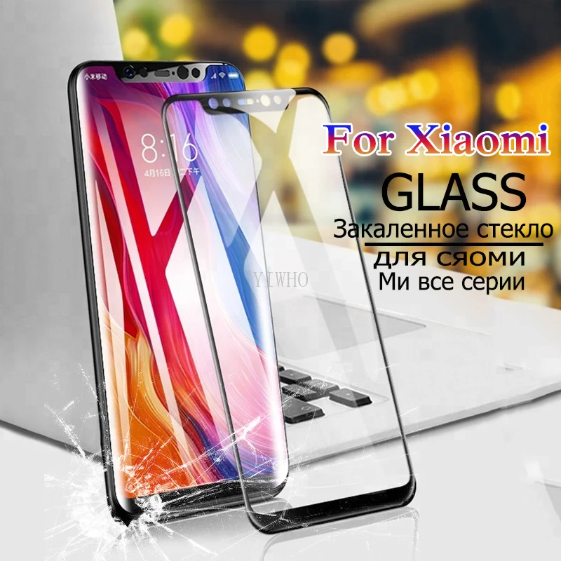 

Safety Glass on For Xiaomi Mi 8 Lite Screen Protector Protective Tempered Glas Full Case Xiao Mi 9 T 6 A2 A1 A3 Mi8 A 1 2 3 9T