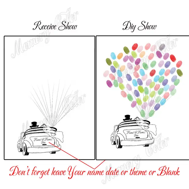 Customized Couple S Names Wedding Date Creative Wedding Car