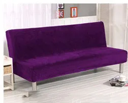 purple Полиэфирный эластичный чехол для дивана для гостиной, Современный твердый Универсальный чехол для дивана, кровати, мебели, чехол - Цвет: purple
