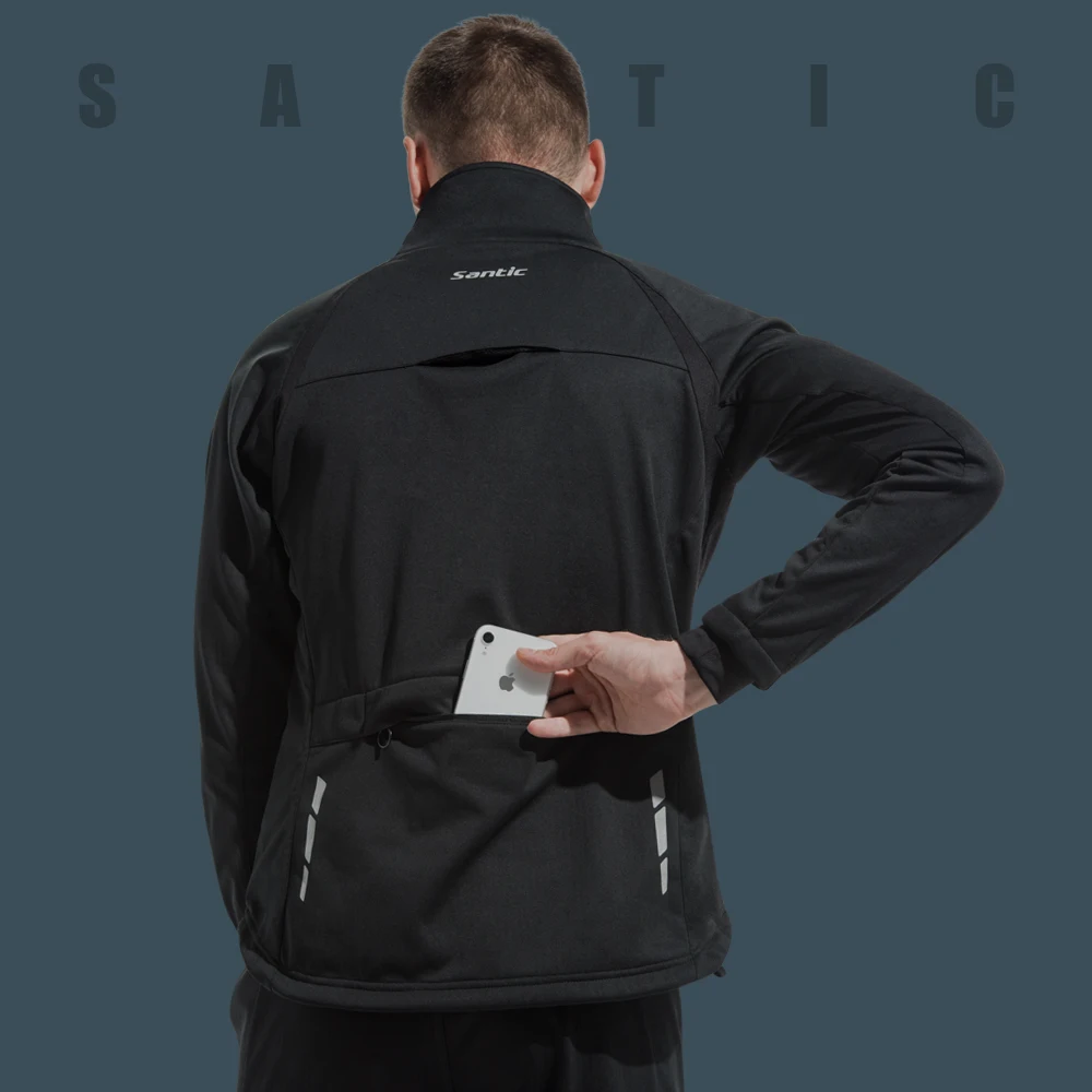Велосипедная куртка SANTIC Мужская ветрозащитная велосипедная ветровка для горных