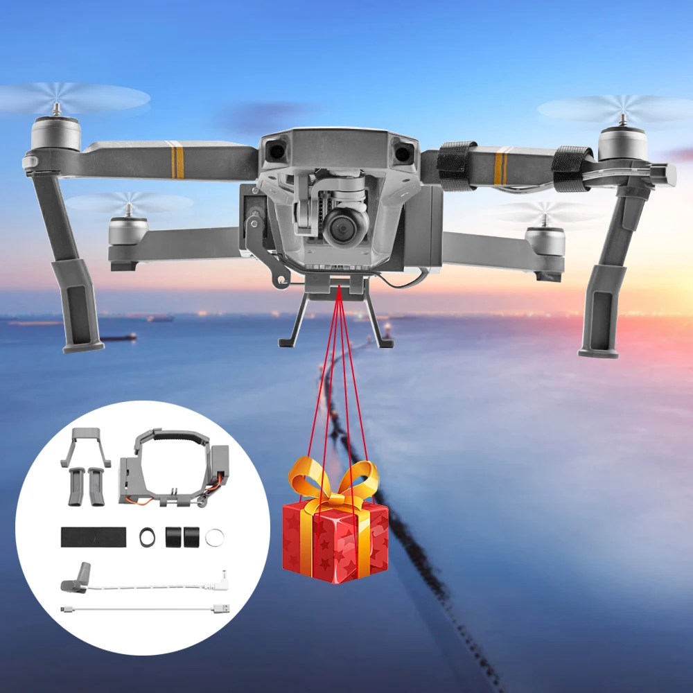$38.36 Remote Throw Thrower Drone Accessories Airdrop Air Drop System for DJI Mavic Pro Drone