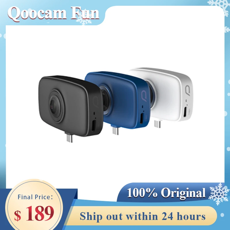 Kandao Qoocam Fun 360 4k Camera With Wide Angle And Fish Eyes Lens Plug And Play Camera For Usb C Android Phone Live Vlog Camera 360 Video Camera Aliexpress