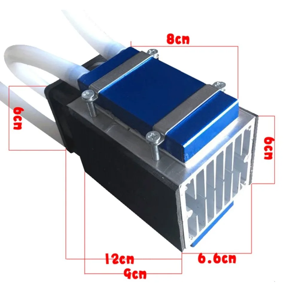 WUPYI DIY Thermoelectric Cooler Refrigeration Air Cooling Device 8-Chip TEC1-12706A,110V 576W Thermoelectric Peltier Refrigeration