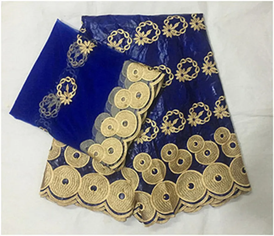 Getzner фиолетовый африканская кружевная ткань последние парча в Гвинейском стиле высокое качество бассейна Riche 7 ярдов