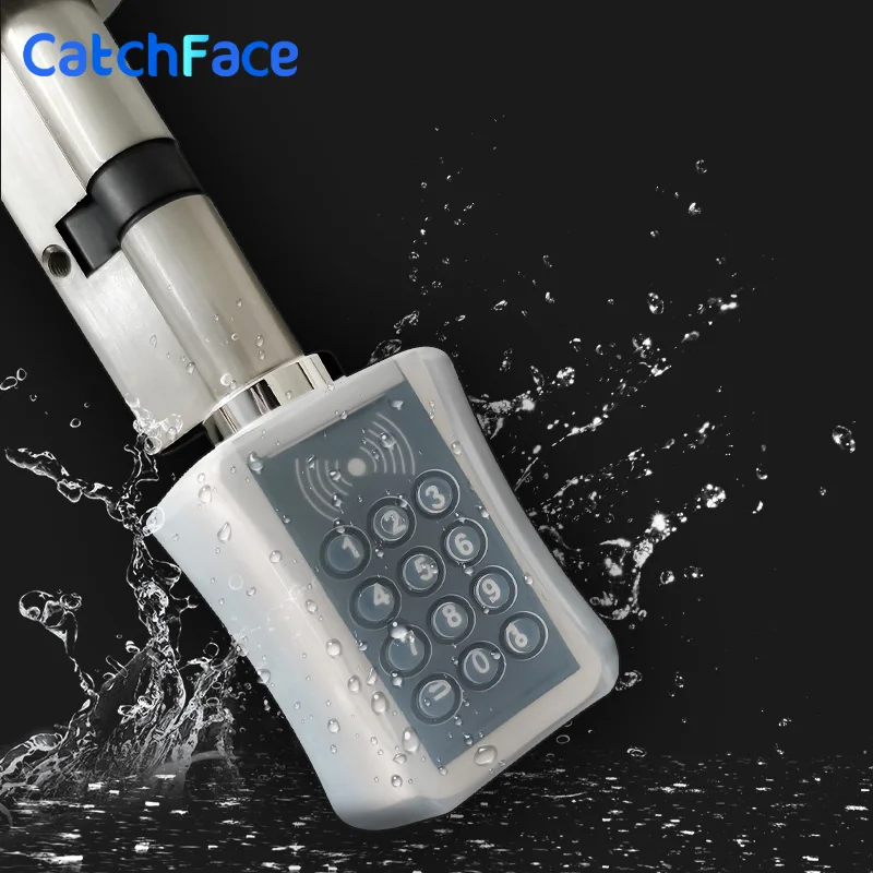 Waterproof White Silicone Cover for Smart Electronic Cylinder Lock (For C001A/C0