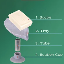 

Bathroom supplies leaf soap tray soap rack shower soap tray container box for bathroom drainage