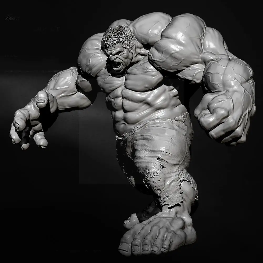 H105mm 1/18 Angry Colossus Resin Soldier White Model Painted Hand Static Diy 2643 I0m0 | Игрушки и хобби