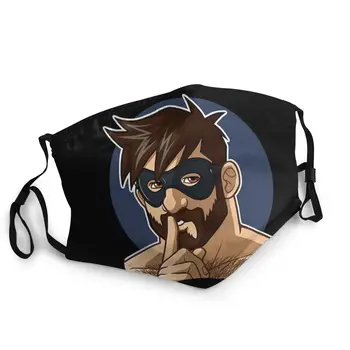 

Adam Likes To Be Naughty Non-Disposable Face Mask Printed Anti Bacterial Dustproof Mask Protection Cover Respirator Mouth Muffle