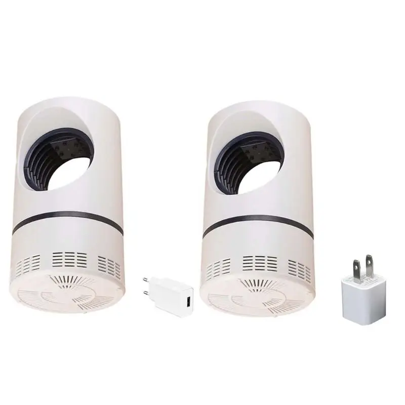 Upgraded USB Mosquito Killer Lamp, Electronic LED Light Insect Trap Pest Control with USB Power Adapter