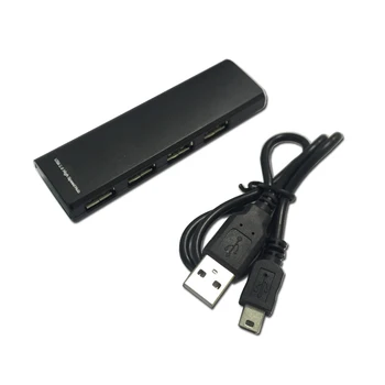 

4 Port Multi Interface Desktop Cable Splitter Accessories ABS Distributor Portable USB2.0 Laptop Adapter USB Hub