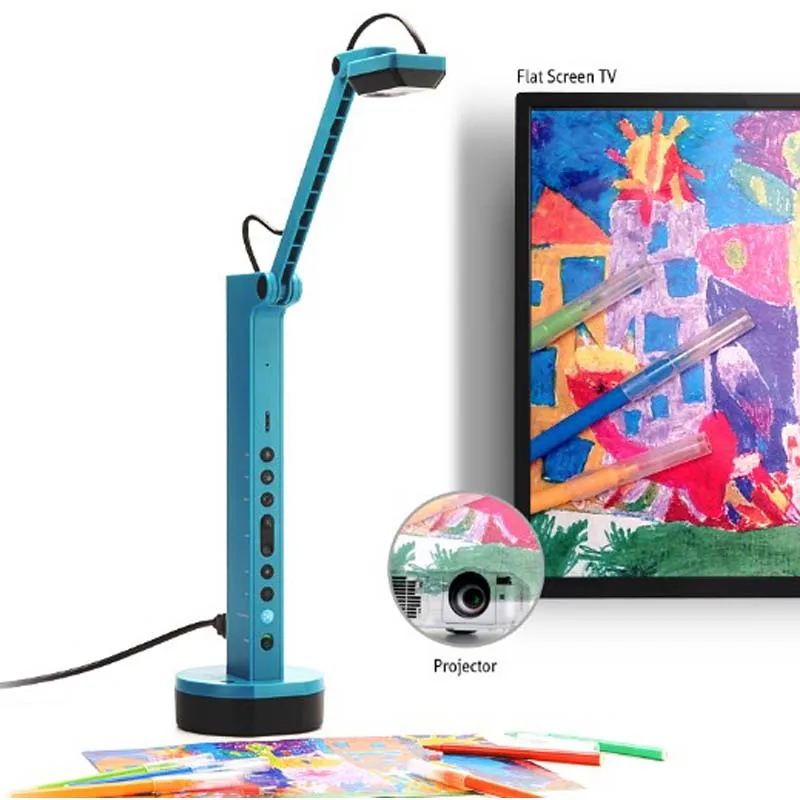 IPEVO VZ-X 8MP Document Camera, Easy Setup, 3 Modes of Connectivity &mdash; Wi-Fi, HDMI, and USB, Compatible with Web Conferencing Sof