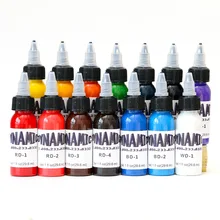Factory direct domestic 30ml body color tattoo pigment wholesale 14 colors optional