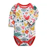 newborn bodysuit baby babies bebes clothes long sleeve cotton printing infant clothing 1pcs 0-24 Months ► Photo 2/6