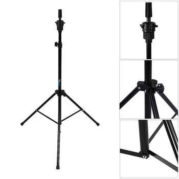

Professional Mannequin Head Tripod Stand Adjustable Hairdressing Training Head Holder Barber Tool For Trainees US Shipping
