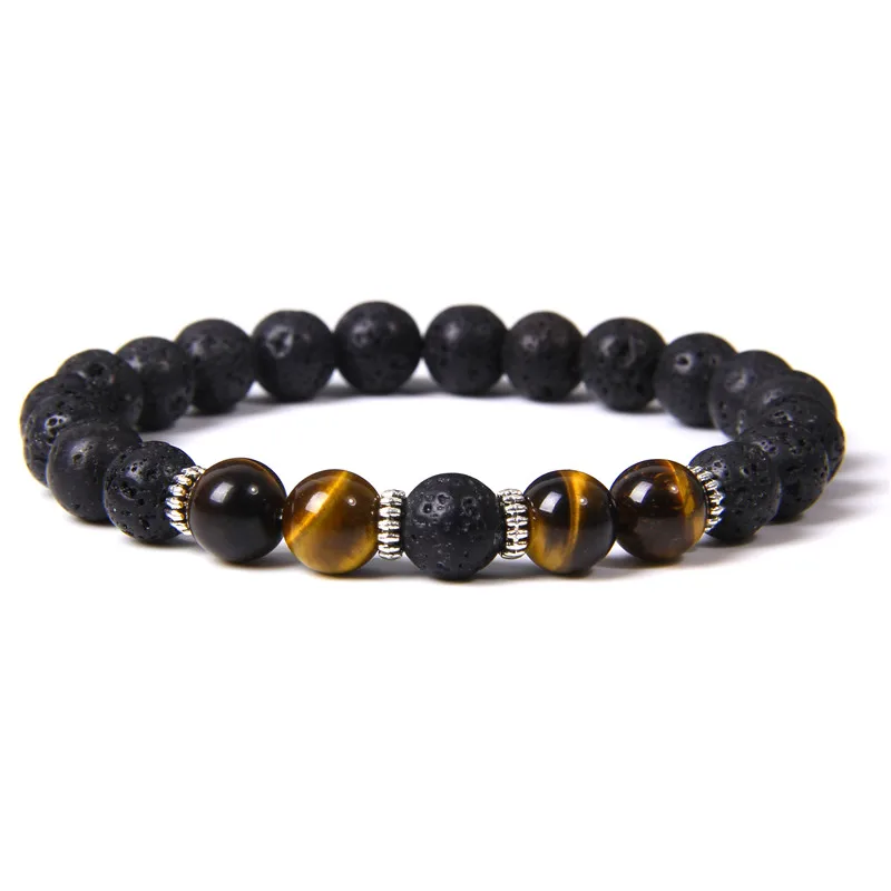 Мужской Энергетический Браслет винтажный браслет из натуральных зернистых