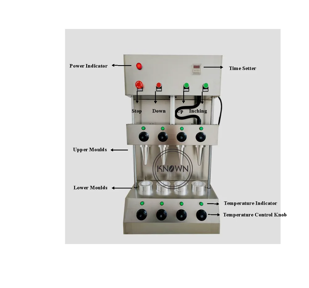 Hot sale of pizza cone machine and automatic 4 cone pizza cone machine in China