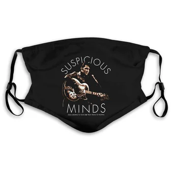 

Elvis Presley Suspicious Minds Official Mens Print Mouth Mask Women's kid PM2.5