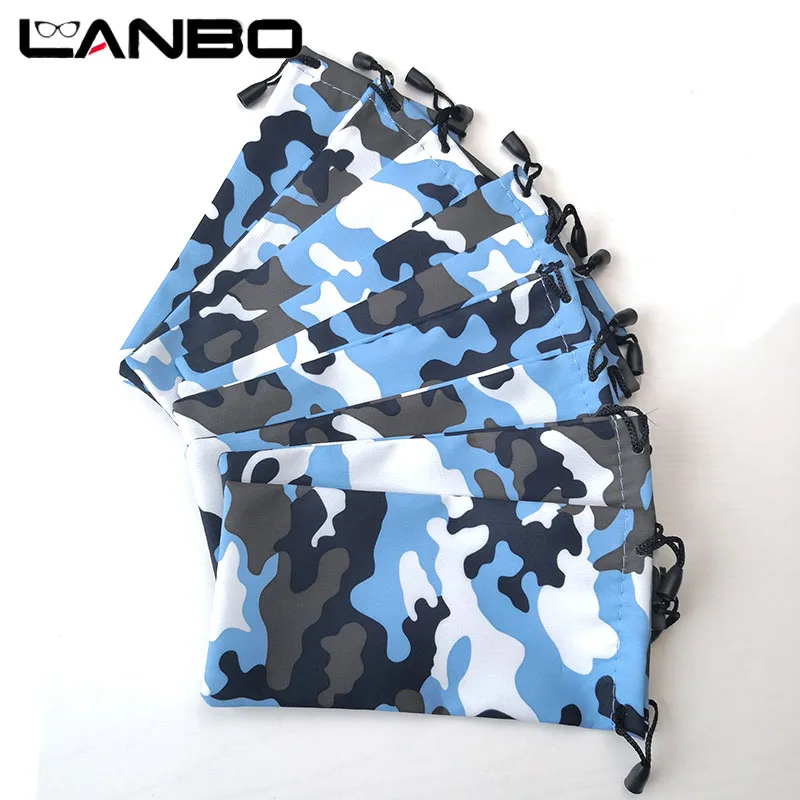 LANBO 100/lot Cartoon Soft Cloth Sunglasses Bag Microfiber Dust Storage Pouch Glasses Carry Bag Portable Eyewear Case Container