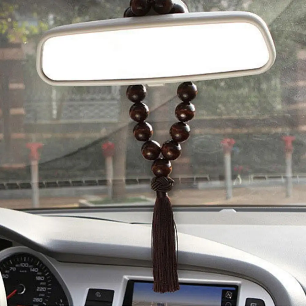 Car Mirror Pendant Car Interior Decor Buddha Hanging Ornament Car Accessories 