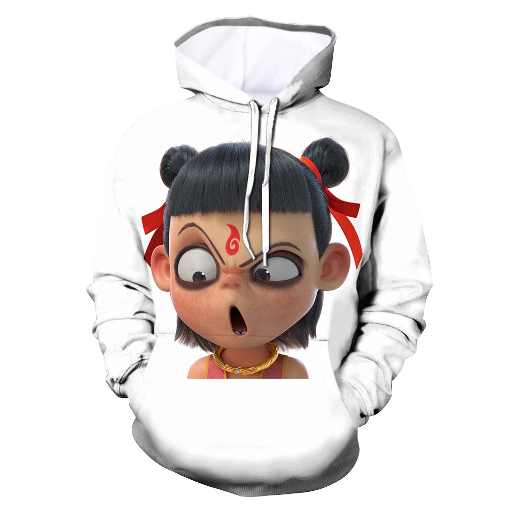 Горячая мультфильм 3d печать Толстовка Nezha Nalakuvara толстовки для мужчин/женщин Забавный Хип Хоп Толстовка Повседневная мода уличная - Цвет: ZLC-DL-NZ21