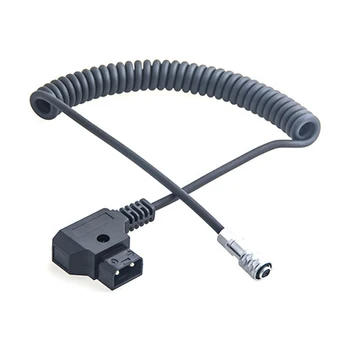 

Flexible Safe Durable Coiled Power Cable Practical 2 Pin 14.8V Portable D Tap To BMPCC 4K Spring Wire Pocket Cinema Camera ABS