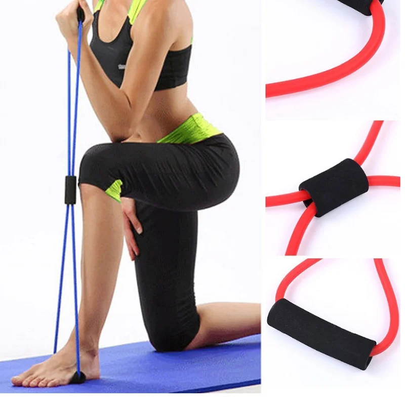 

8-Word Resistance Bands for Fitness, Elastic Expander, Chest Developer, Workout, Gym, Exercise Train